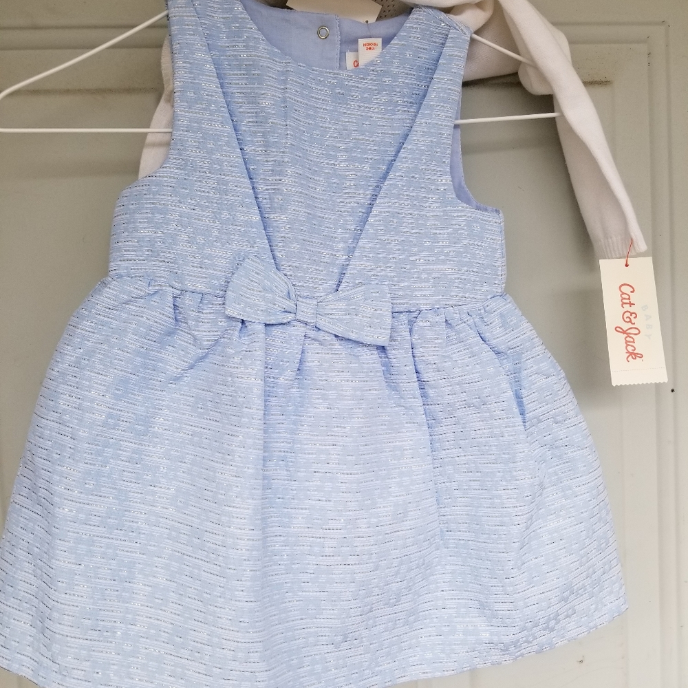 NWT Cat & jack dress. 24 MONTH Dress and sweater